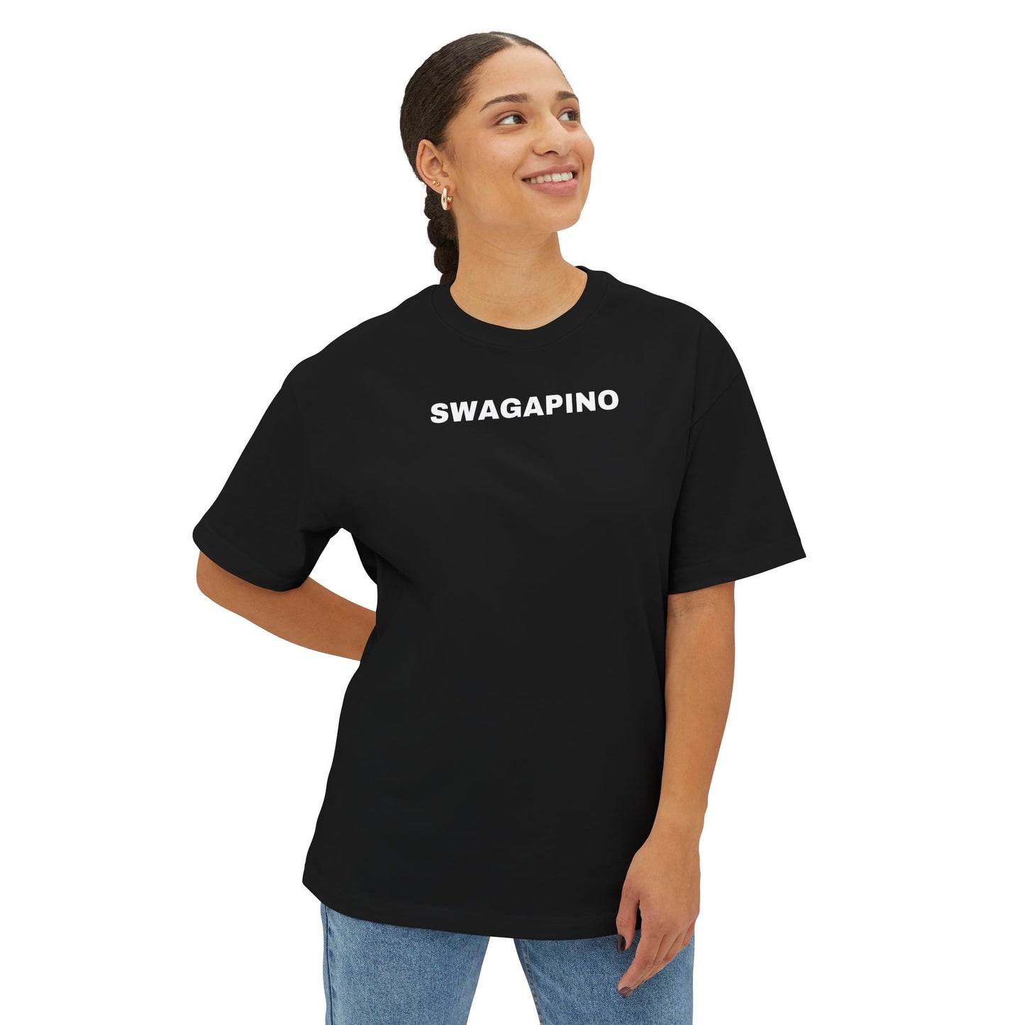 Oversized Tee - Filipino Brand "SWAGAPINO" Casual Streetwear