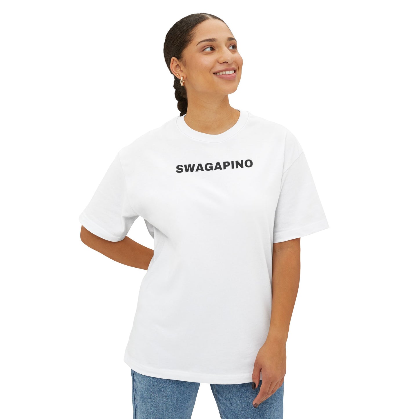 Oversized Tee - Filipino Brand "SWAGAPINO" Casual Streetwear